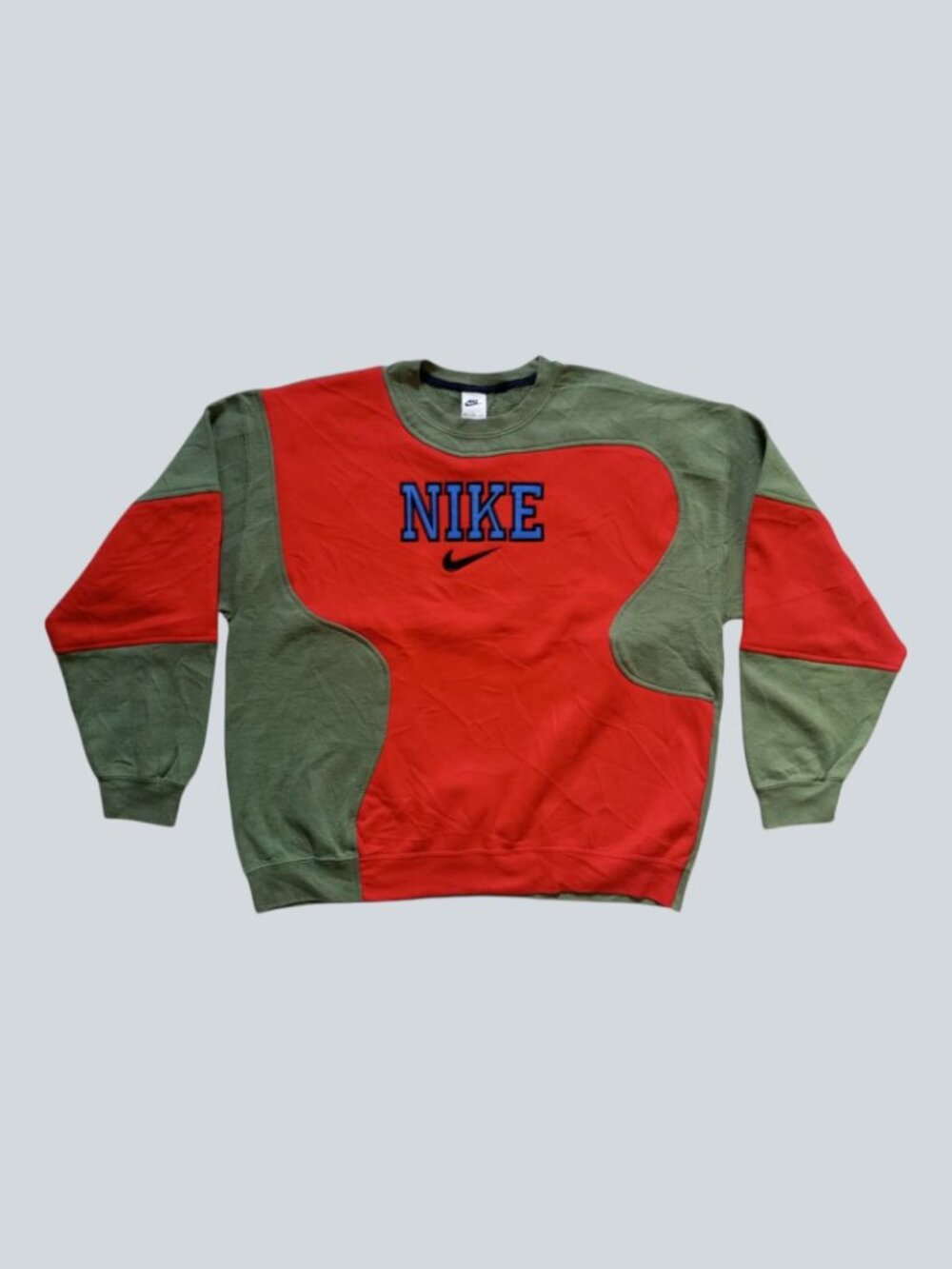 Nike vintage reworked embroidered unisex sweatshirt size XXL